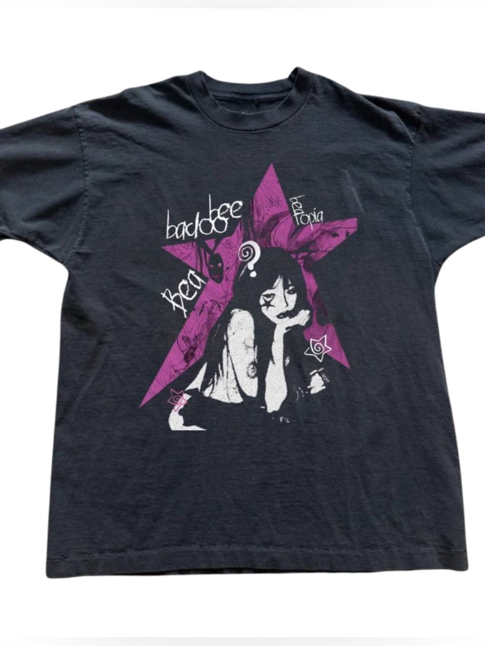 Gildan Black Beabadoobee Tee, Retro Album Beatopia Shirt, Y2K Style Illustration
